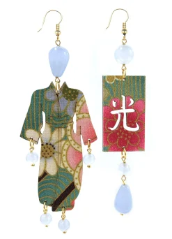 Lebole Maison Orecchini Kimono Grande Celeste