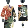 Lebole Maison Orecchini Kimono Grande Nero