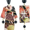 Lebole Maison Orecchini Kimono Grande Nero