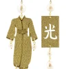 Lebole Maison Orecchini Kimono Grande Oro Perla