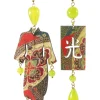 Lebole Maison Orecchini Kimono Grande Verde Acido