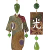 Lebole Maison Orecchini Kimono Grande Verde Oliva