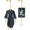 Lebole Maison Orecchini Kimono Inciso Piccolo Perla