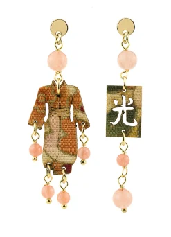 Lebole Maison Orecchini Kimono Mini Arancio