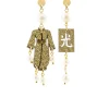 Lebole Maison Orecchini Kimono Mini Oro Perla
