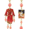 Lebole Maison Orecchini Kimono Mini Rosa Sfumato