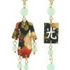 Lebole Maison Orecchini Kimono Mini Verde Giada