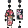 Lebole Maison Orecchini Kimono Must Tessuto Nero