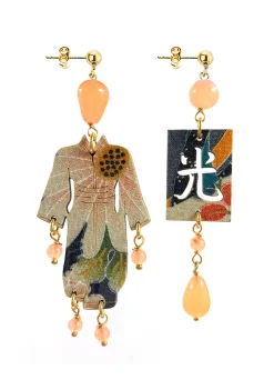 Lebole Maison Orecchini Kimono Piccolo Arancio Chiaro