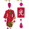 Lebole Maison Orecchini Kimono Piccolo Fucsia