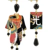 Lebole Maison Orecchini Kimono Piccolo Nero