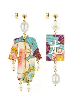 Lebole Maison Orecchini Kimono Piccolo Perla