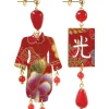 Lebole Maison Orecchini Kimono Piccolo Rubino