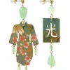 Lebole Maison Orecchini Kimono Piccolo Verde Giada