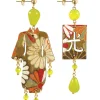 Lebole Maison Orecchini Kimono Piccolo Verde Prato