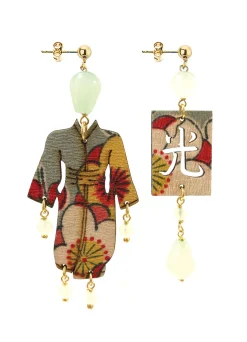 Lebole Maison Orecchini Kimono Piccolo Verde Acqua