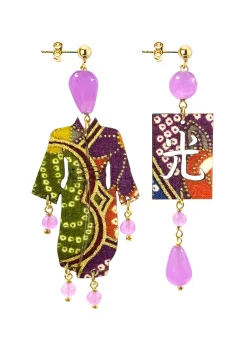 Lebole Maison Orecchini Kimono Piccolo Viola Chiaro