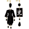 Lebole Maison Orecchini Kimono Plexi Mini Nero