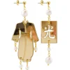 Lebole Maison Orecchini Kimono Plexi Mini Oro
