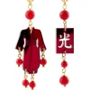 Lebole Maison Orecchini Kimono Plexi Mini Rubino