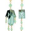 Lebole Maison Orecchini Kimono Plexi Mini Verde Giada