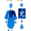 Lebole Maison Orecchini Kimono Plexi Piccolo Azzurro