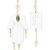Lebole Maison Orecchini Kimono Plexi Trasparente Piccolo Perla