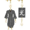 Lebole Maison Orecchini Kimono Riga Piccolo Perla