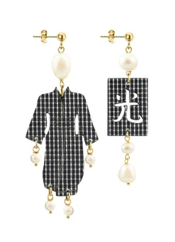 Lebole Maison Orecchini Kimono Riga Piccolo Perla