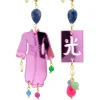 Lebole Maison Orecchini Kimono Special Piccolo Plexi Fucsia