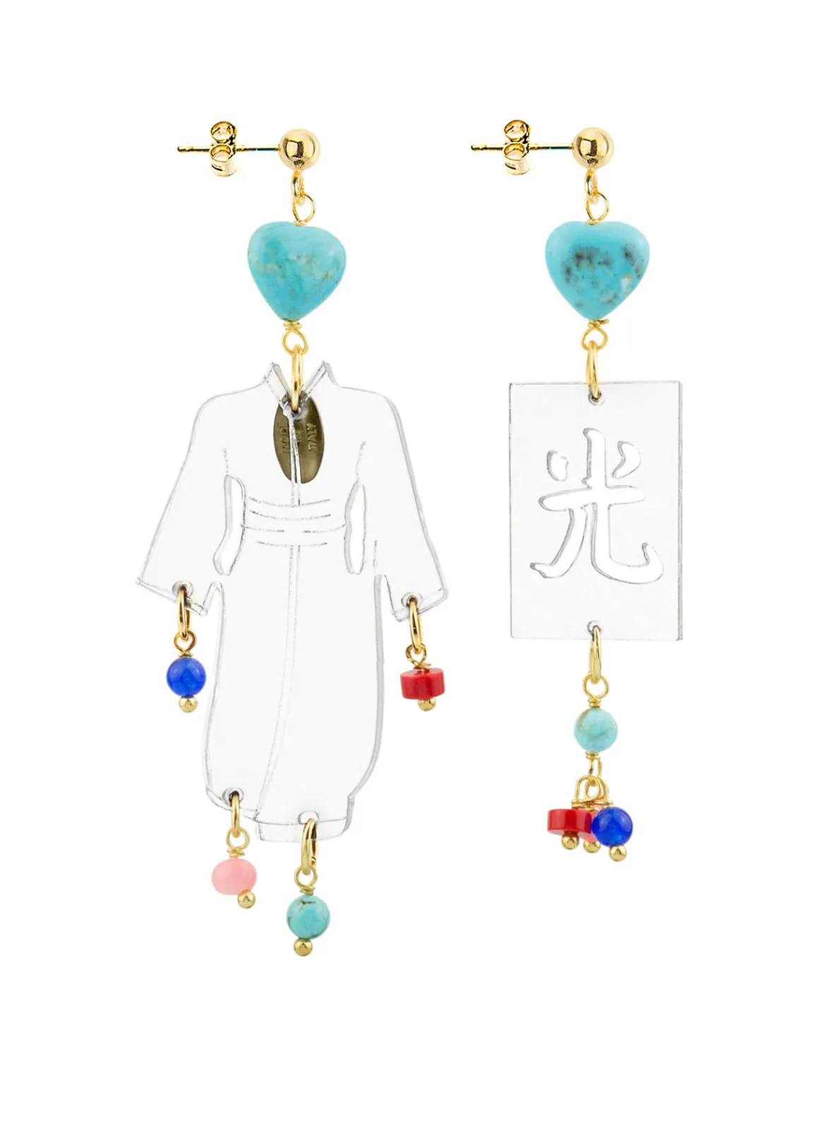 Lebole Maison Orecchini Kimono Special Piccolo Plexi Trasparente