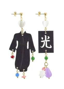 Lebole Maison Orecchini Kimono Special Piccolo Viola