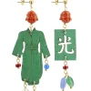 Lebole Maison Orecchini Kimono Special Piccolo Verde