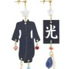 Lebole Maison Orecchini Kimono Special Piccolo Blu