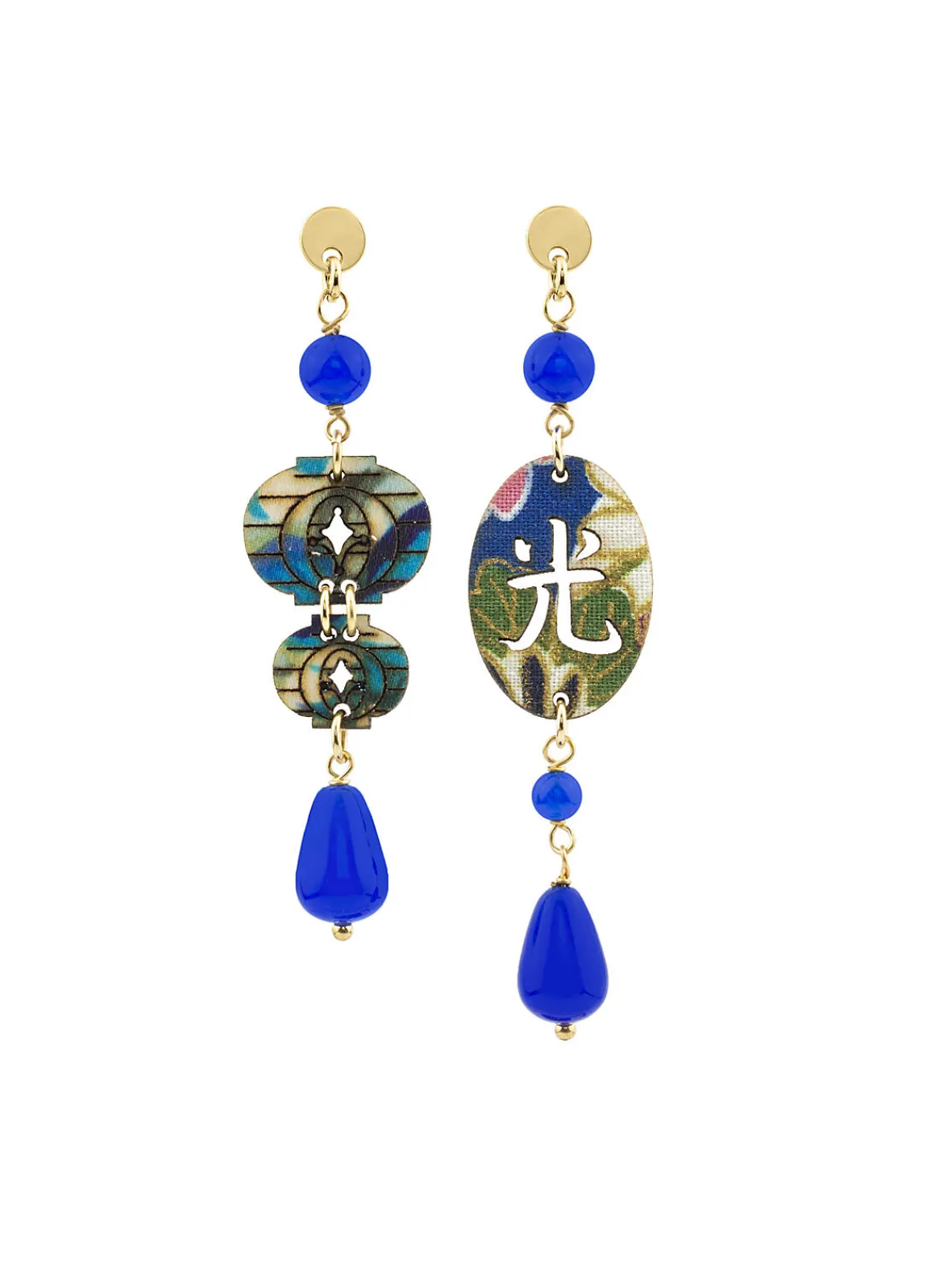 Lebole Maison Orecchini Lanterna Mini Blu