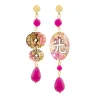 Lebole Maison Orecchini Lanterna Mini Fucsia