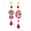 Lebole Maison Orecchini Lanterna Mini Fucsia
