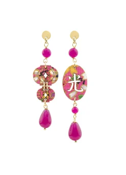 Lebole Maison Orecchini Lanterna Mini Fucsia