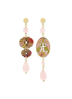 Lebole Maison Orecchini Lanterna Mini Rosa