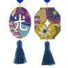 Lebole Maison Orecchini Lanterna Nappa Blu