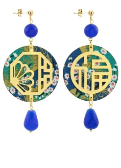 Lebole Maison Orecchini Lu Blu