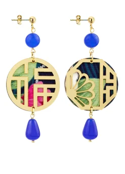 Lebole Maison Orecchini Lu Mini Blu