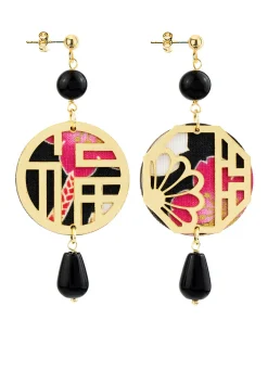 Lebole Maison Orecchini Lu Mini Nero
