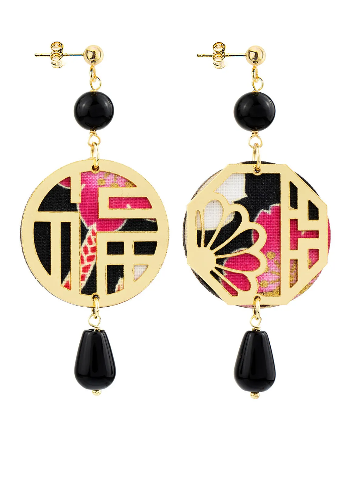 Lebole Maison Orecchini Lu Mini Nero