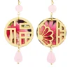 Lebole Maison Orecchini Lu Mini Rosa