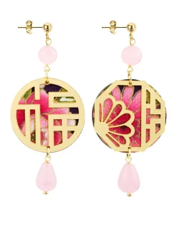 Lebole Maison Orecchini Lu Mini Rosa