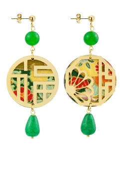 Lebole Maison Orecchini Lu Mini Verde