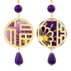 Lebole Maison Orecchini Lu Mini Viola