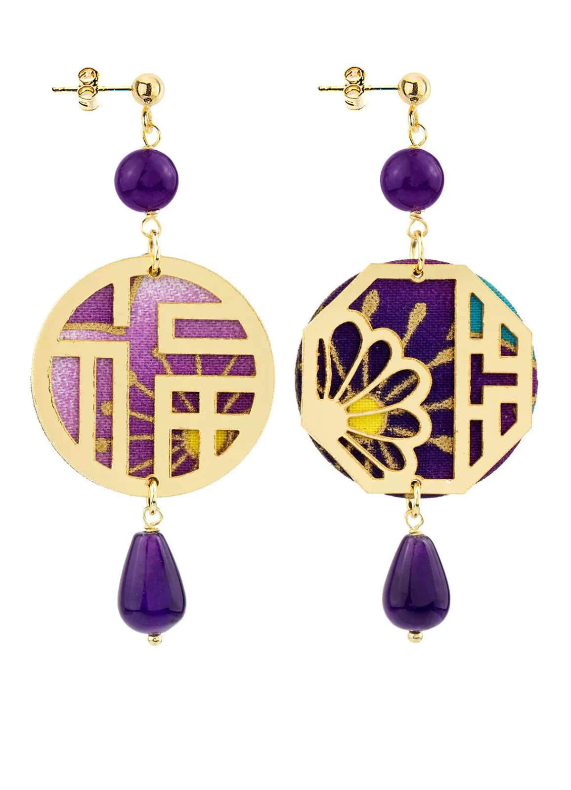 Lebole Maison Orecchini Lu Mini Viola