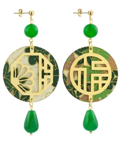 Lebole Maison Orecchini Lu Verde